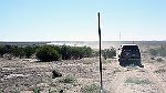 33-Convoy takes in the views as they drive across the dry Lake Albacutya